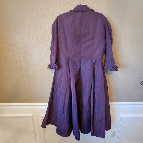 77 Purple Dress with Zipper Size 12 - Picture 2 of 10